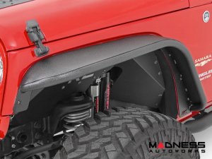 Jeep Wrangler JK Tubular Front + Rear Fender Flare Set - 2007 - 2018
